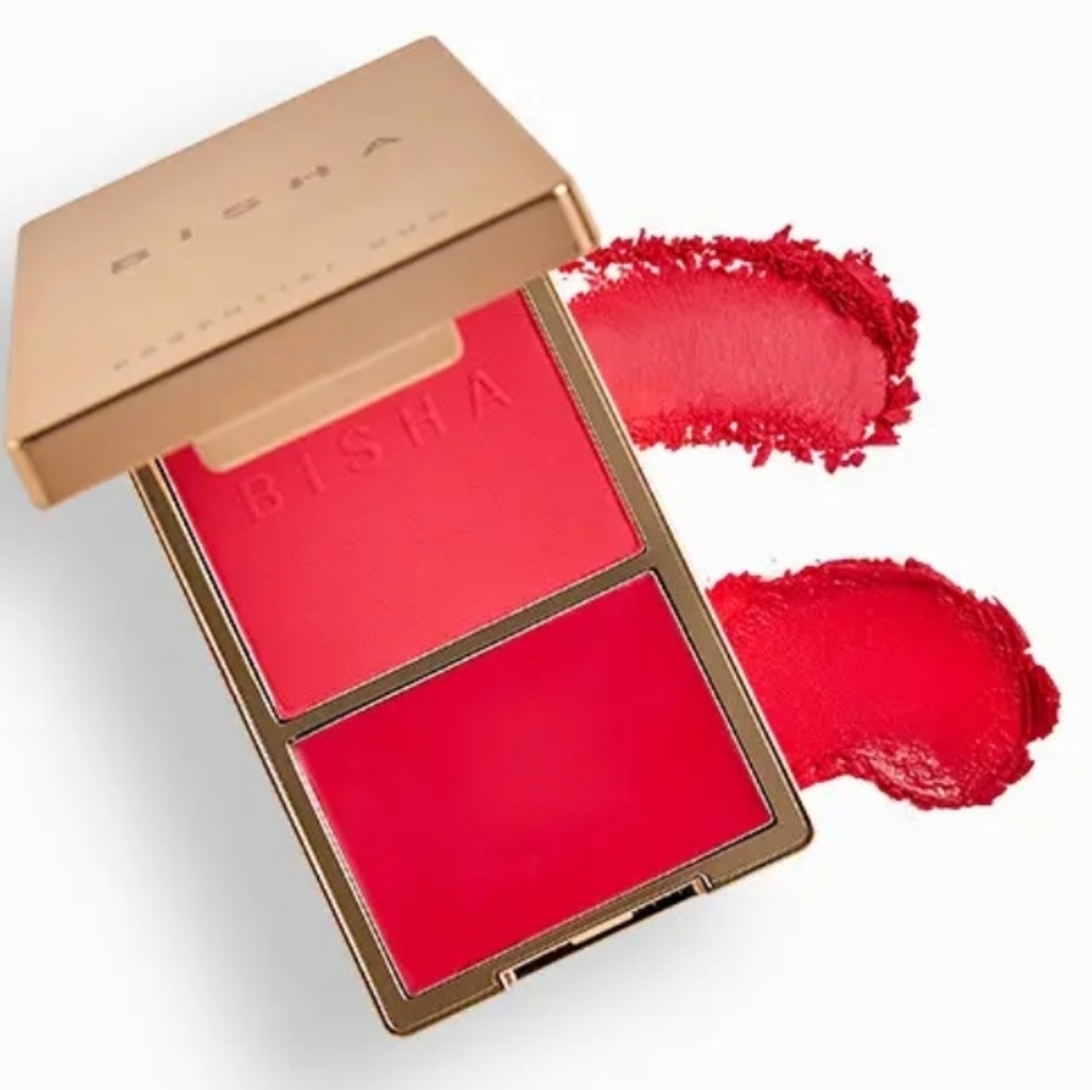 Bisha Essential Duo Bahamas Colorway Creme + Powder Blush Set